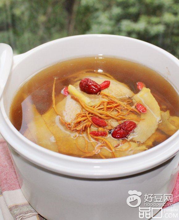 虫草花炖鸭汤