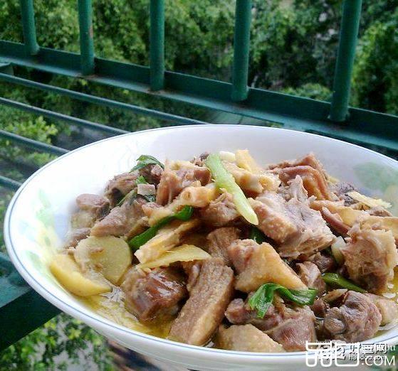 姜片焖鸭肉