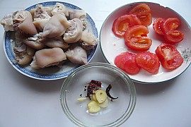 番茄啤酒炖猪蹄步骤3