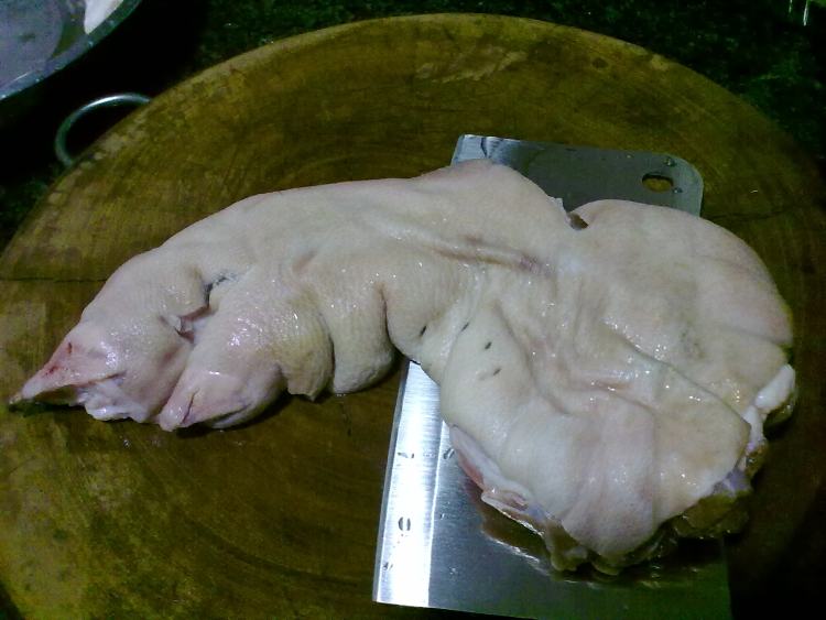面筋冬菇焖猪手步骤4