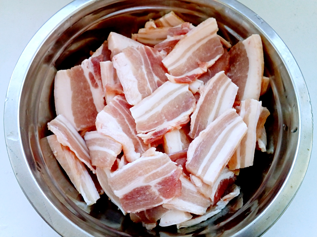 猪肉炖粉条步骤4
