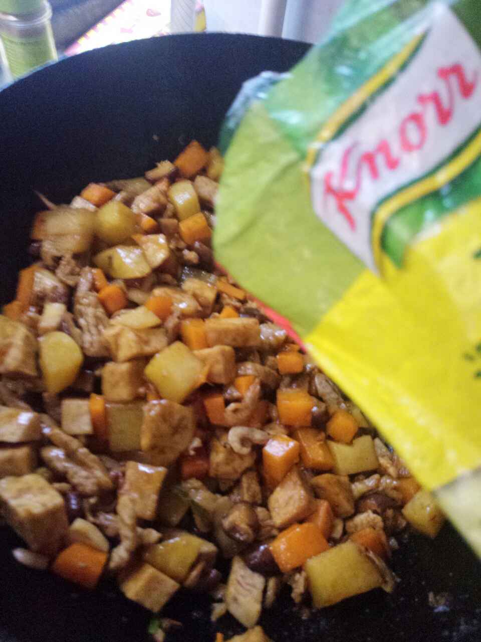 虾米芋头咸饭步骤11