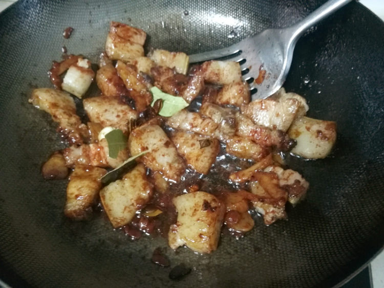 咸笋炖五花肉步骤10