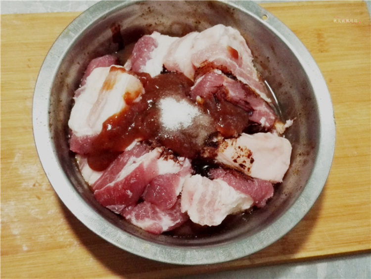 酱烤五花肉步骤2