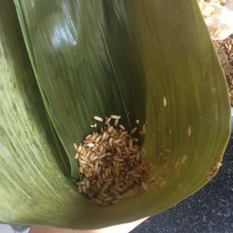 蛋黄肉粽步骤7