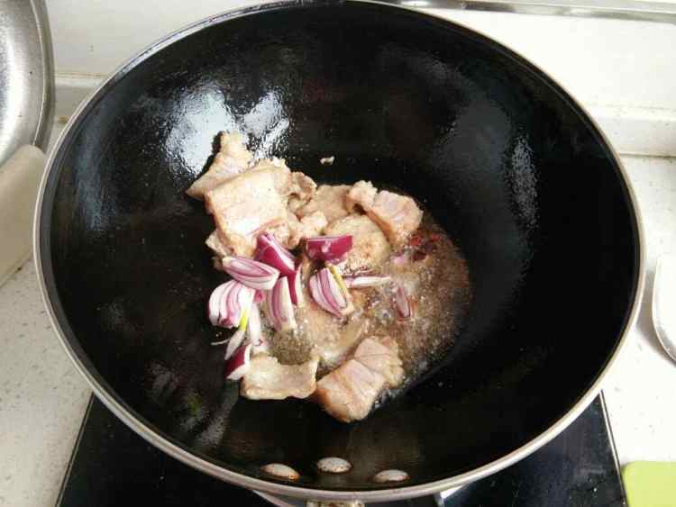 豆豉烧粉条豆角步骤7