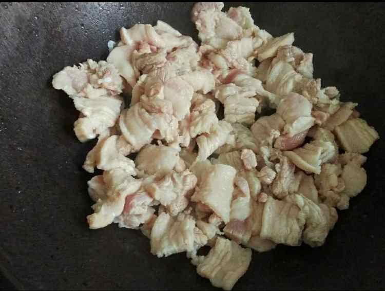 蒜苔五花肉步骤3