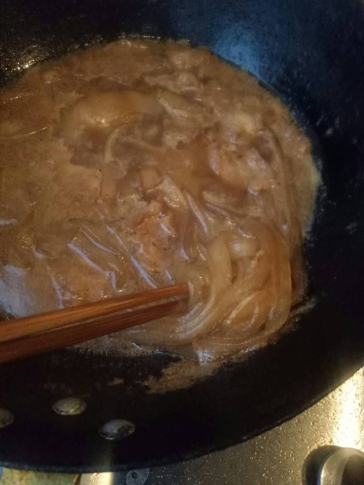 五花肉粉条炖豆角步骤9