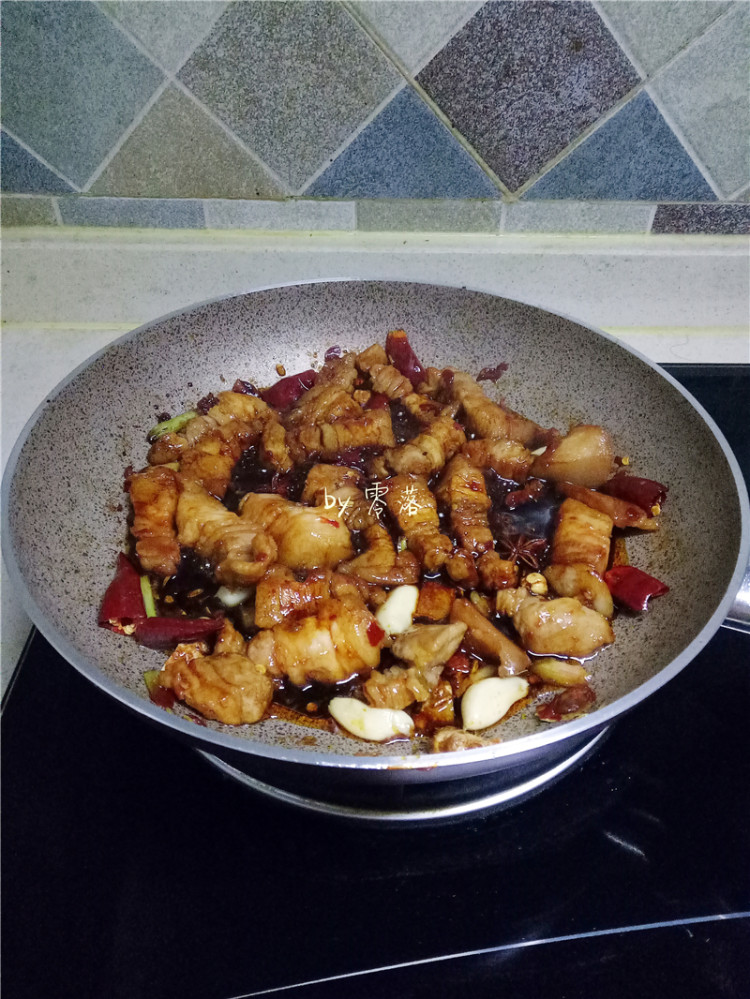 五花肉炖粉条步骤9