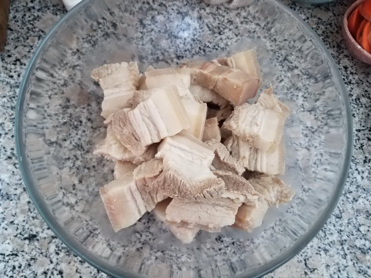 照烧五花豆腐煲步骤9