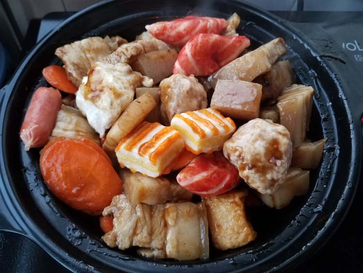 照烧五花豆腐煲步骤16