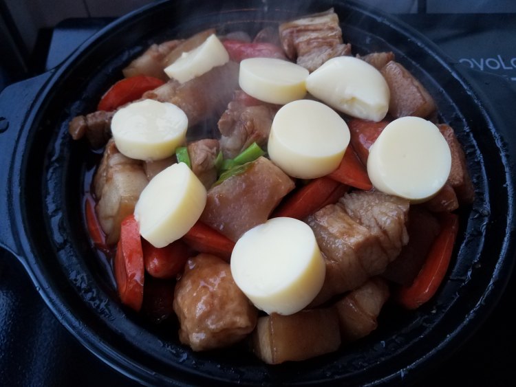 照烧五花豆腐煲步骤20