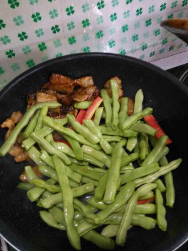 豆角五花肉步骤4