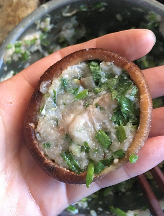煎酿香菇步骤5