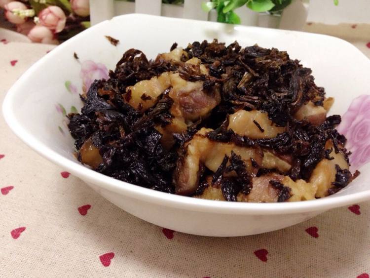 梅菜干蒸肉步骤9