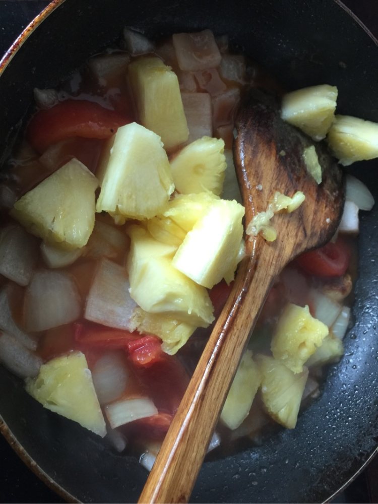 菠萝咕咾肉步骤10