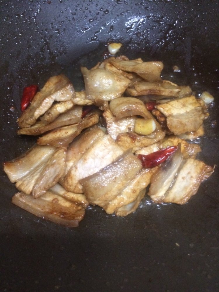 蒜薹回锅肉步骤4