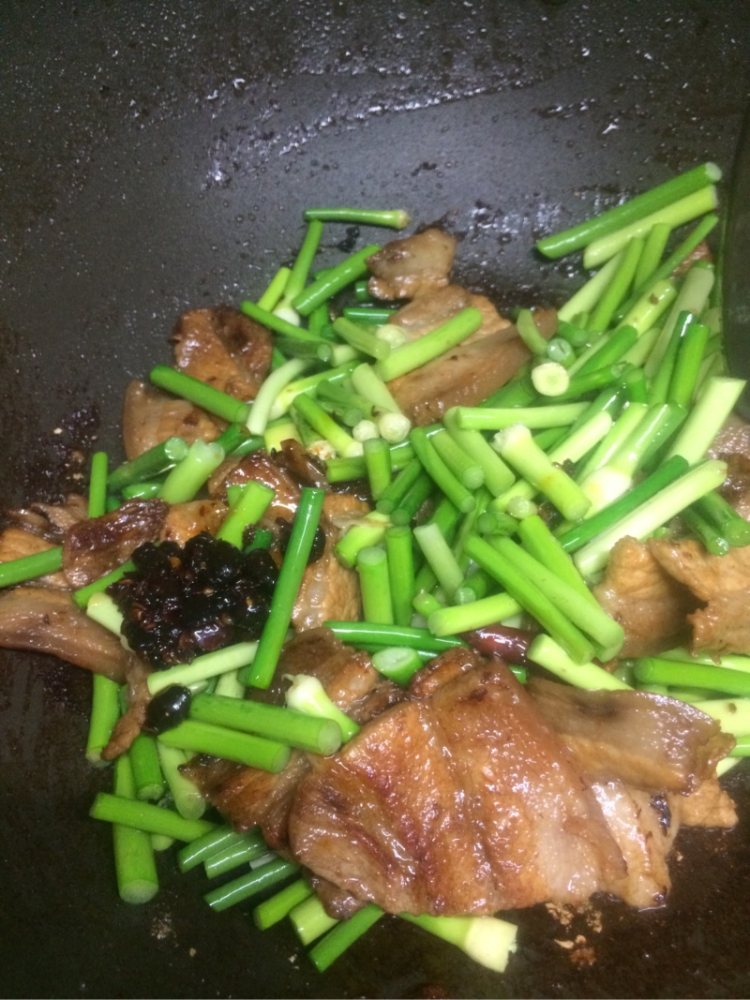 蒜薹回锅肉步骤6