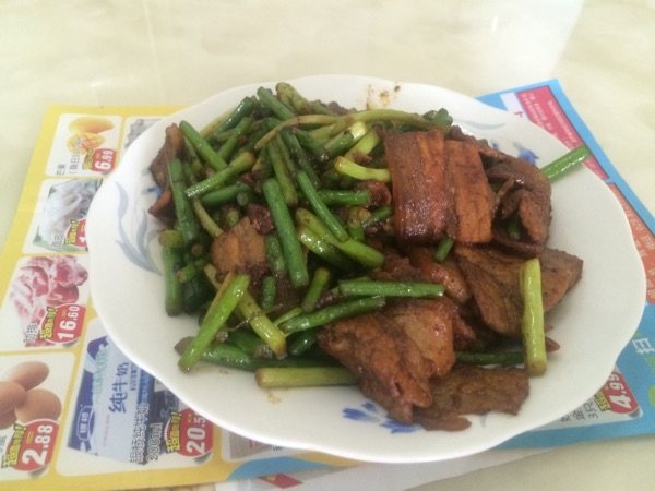 蒜薹回锅肉步骤9