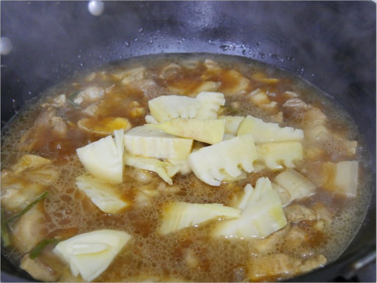 春笋烧肉步骤7
