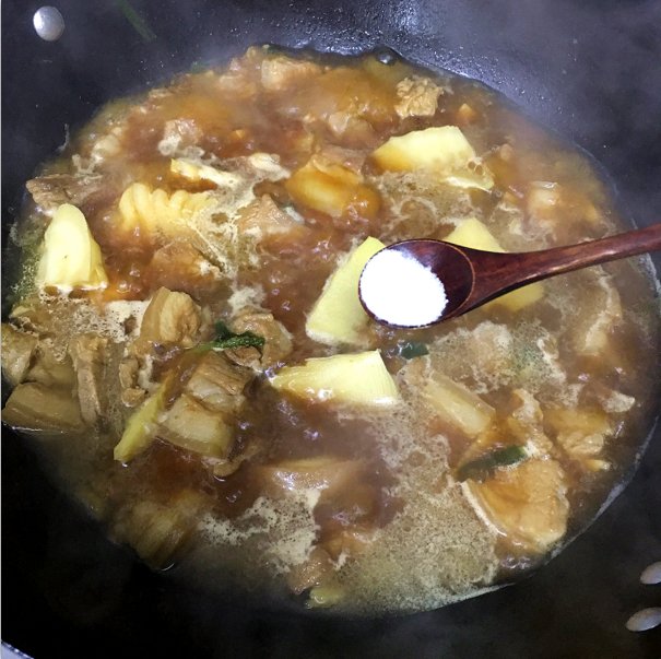 春笋烧肉步骤8