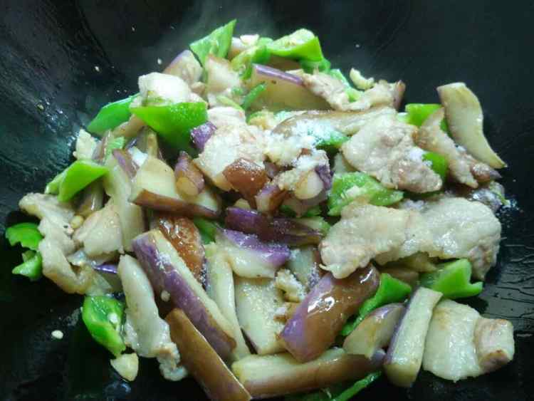 茄子肉片步骤7