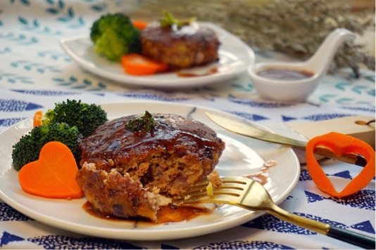 日式汉堡香酥肉饼#本步骤24