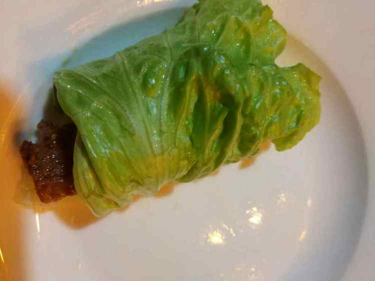8娃娃菜卷烤肉步骤8