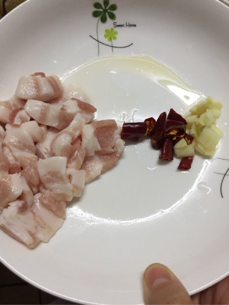干豆角炒肉步骤2