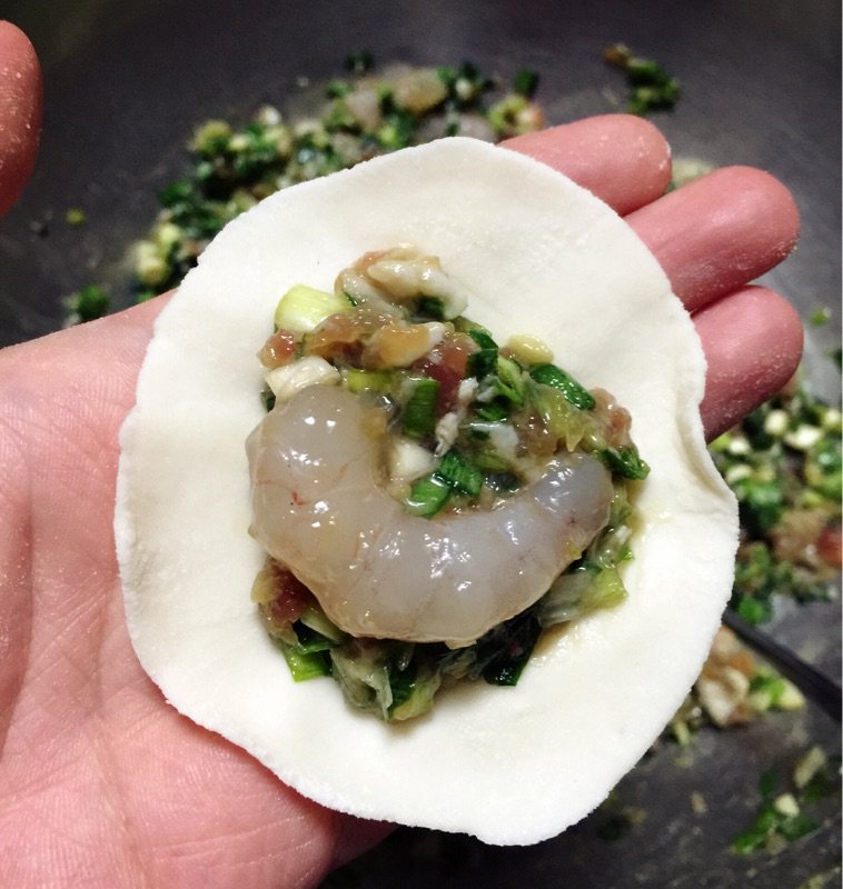虾仁韭菜饺子步骤5