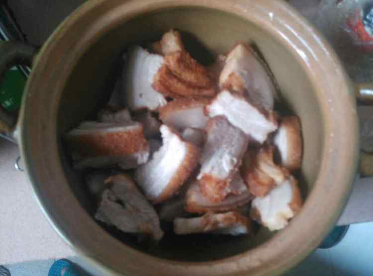 扣肉慈姑煲步骤13