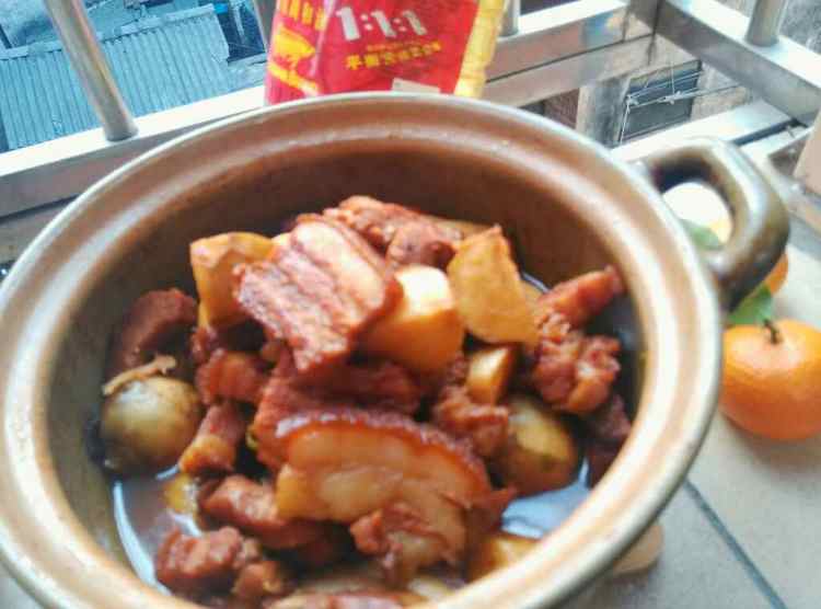 扣肉慈姑煲步骤22