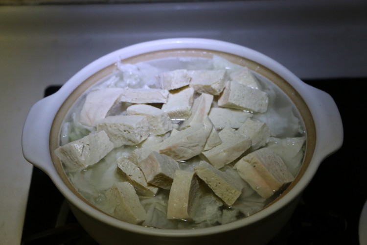 砂锅冻豆腐步骤6