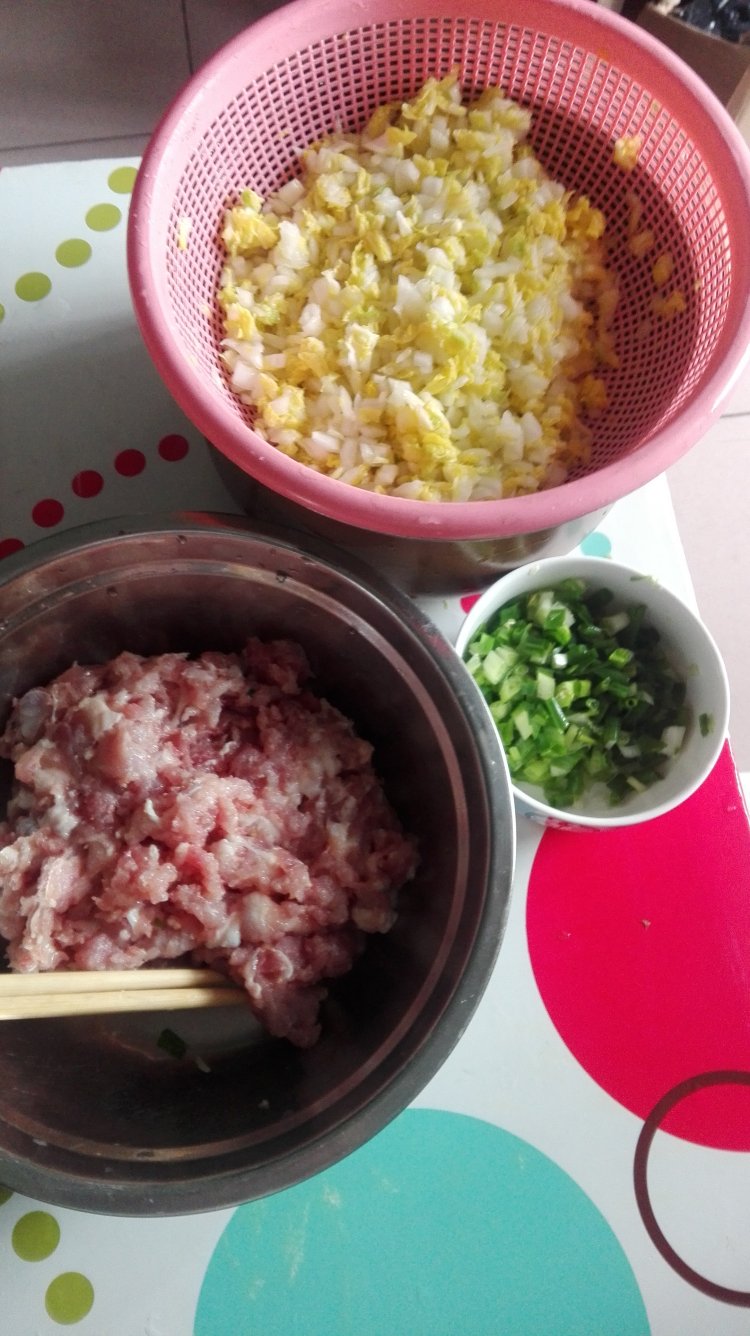 白菜猪菜饺子步骤2