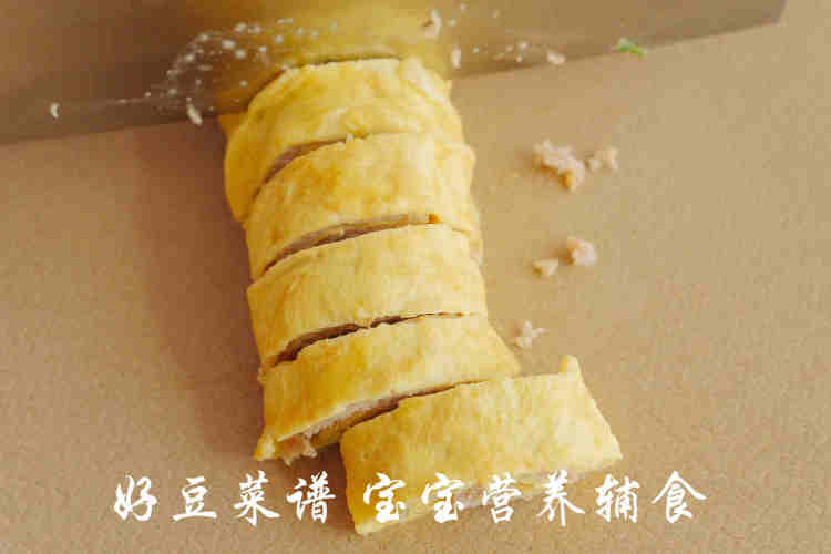 虾仁猪肉蛋卷步骤16