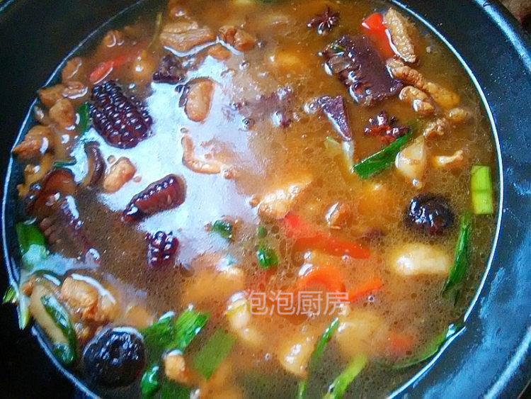 玉米红烧肉步骤6