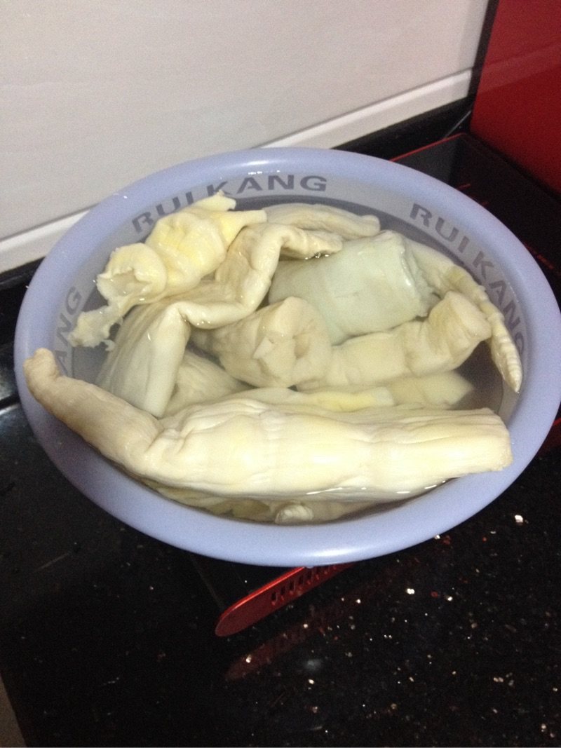方竹笋干焖猪肉步骤2