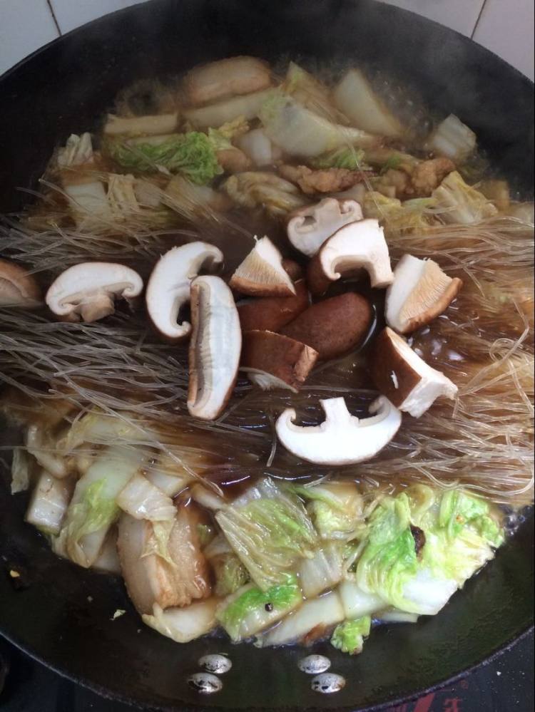 猪肉白菜炖粉条步骤10