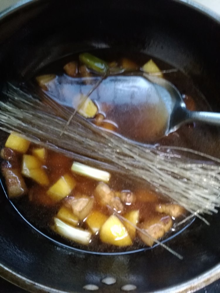 油菜红烧肉步骤11
