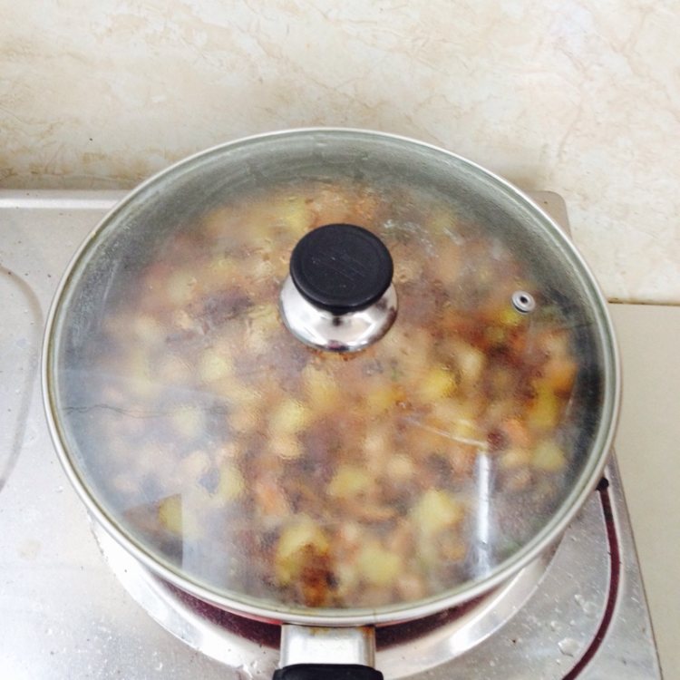 香菇土豆卤肉饭步骤15
