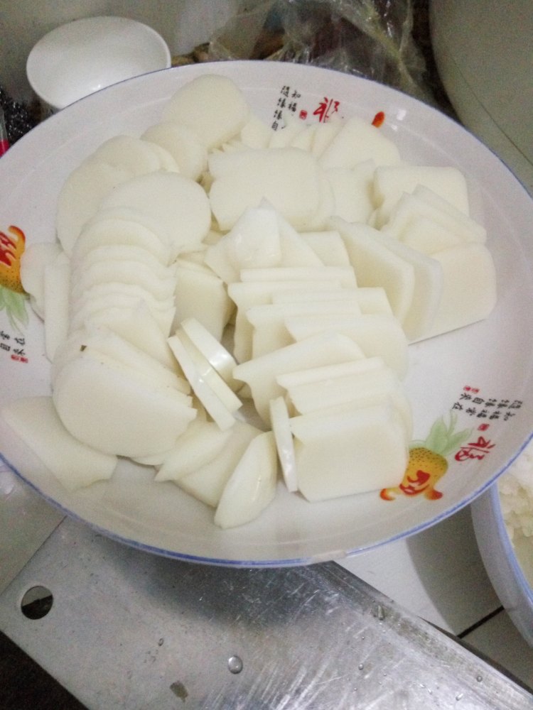 年糕肉片步骤1