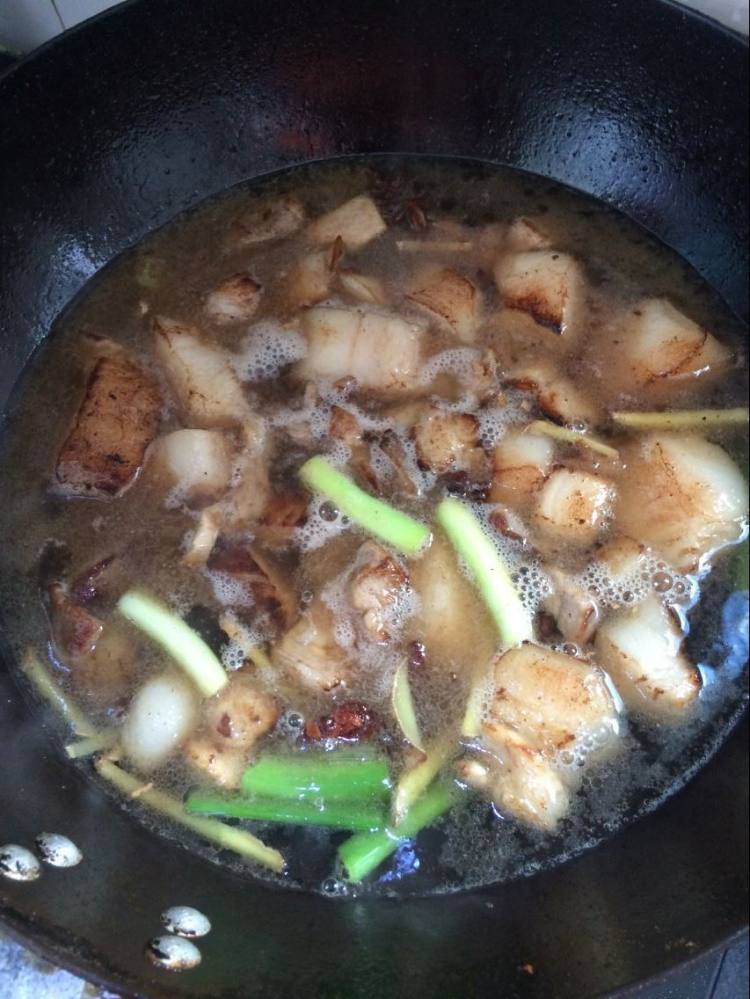 五花肉炖蛋步骤10