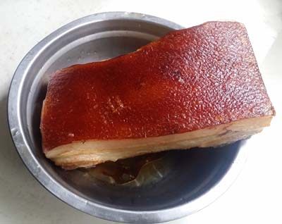 芝麻叶扣肉步骤5