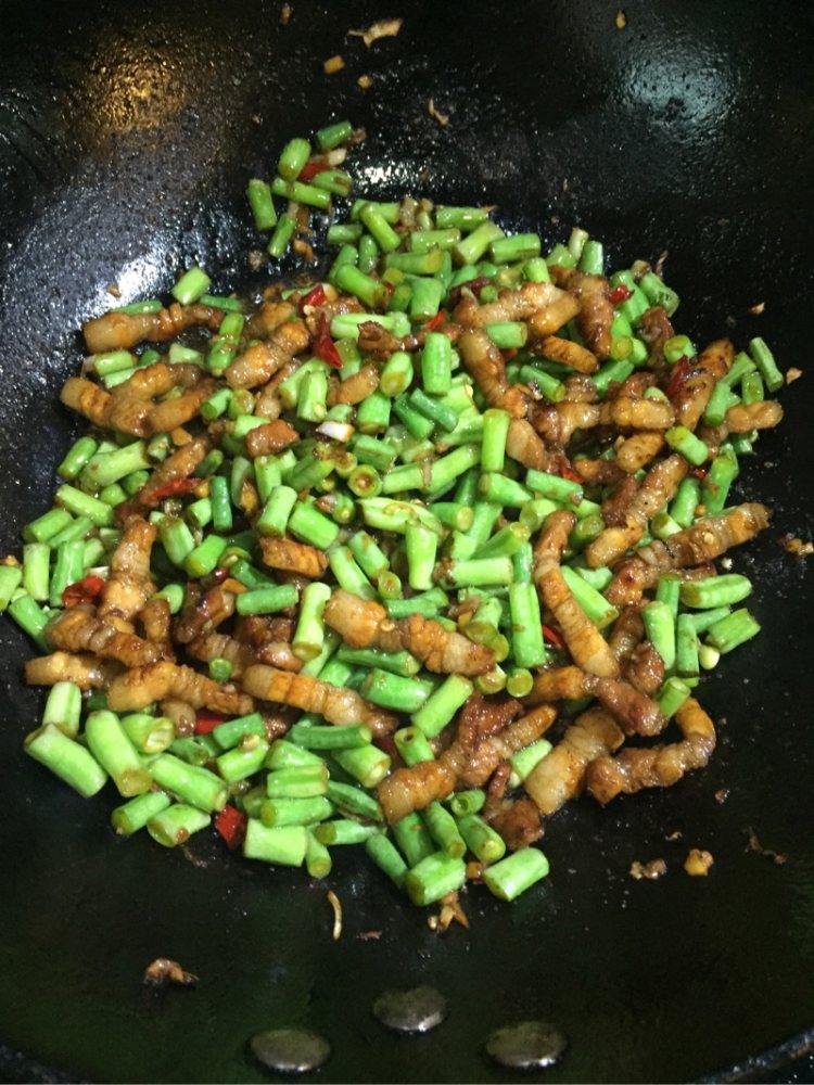肉末豆角步骤5