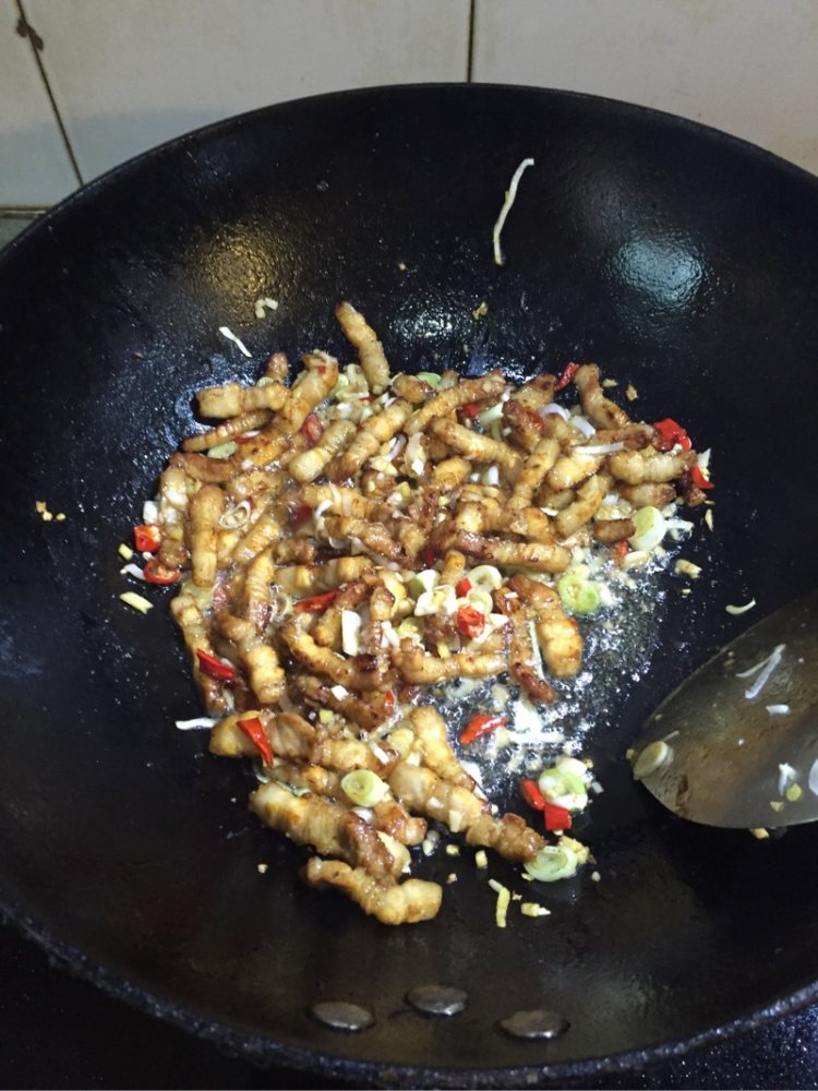 肉末豆角步骤4