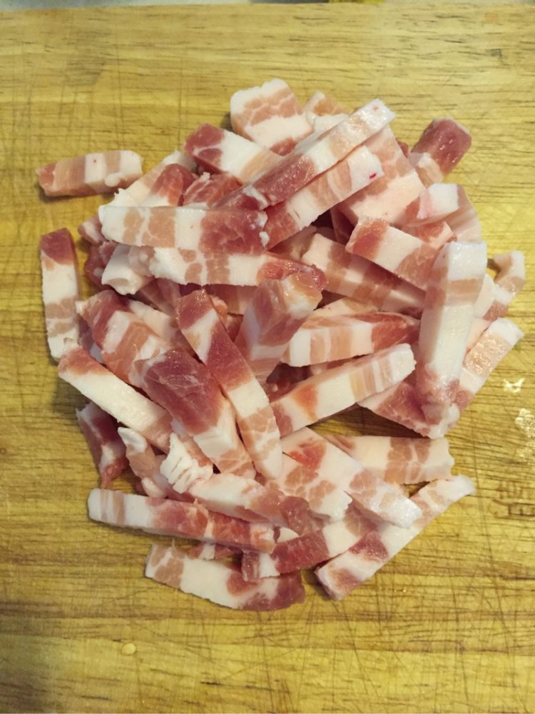 肉末豆角步骤2