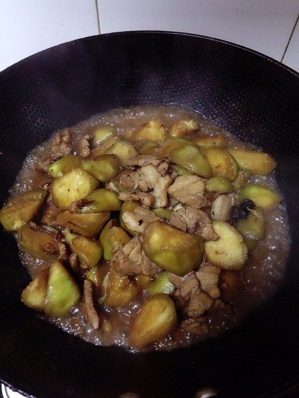 茄子炖肉步骤13