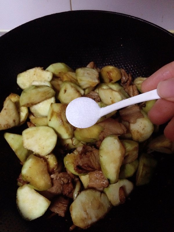 茄子炖肉步骤10