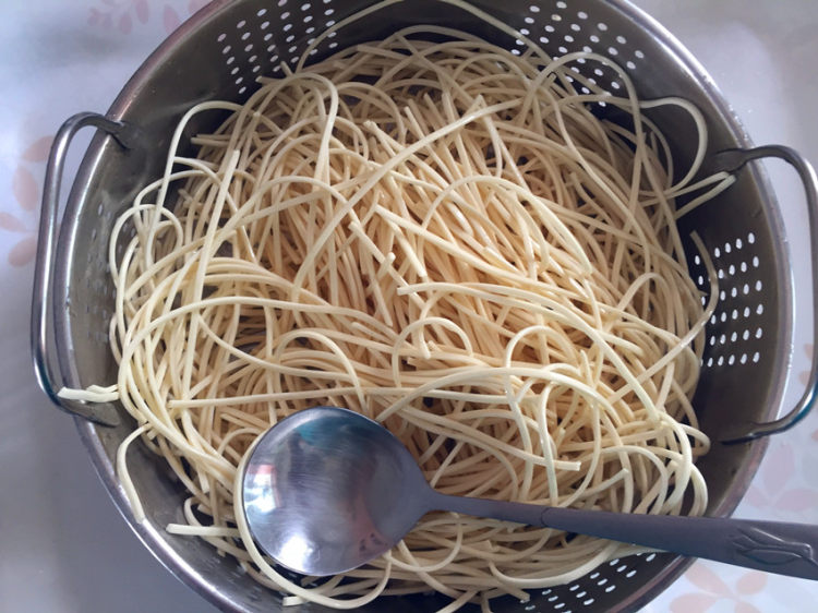 蒸面条步骤3