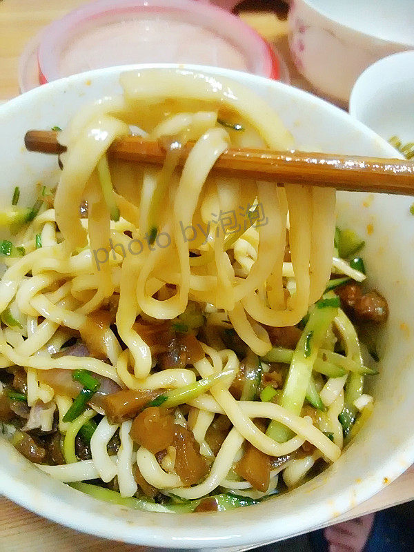 茄丁拌面步骤7